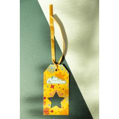 Vlastní dárková visačka, hvězda PrinTag Plus