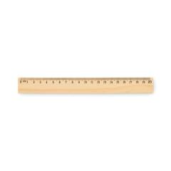 Dřevěn&eacute; prav&iacute;tko 20 cm RULER20
