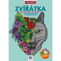  Antistresová omalovánka A5 - Zvířátka