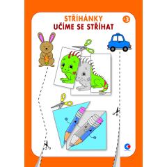  Omalovánka - A4 - Stříhánky, Učíme se stříhat