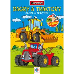  Omalovánka - A5 - Bagry a traktory
