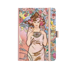  Notes A5 Premium 120g - Alfons Mucha 2027 - linky