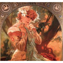  Kalendář Alfons Mucha - vázanka