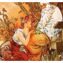  Kalendář Alfons Mucha - vázanka