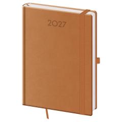  Denní diář A5 Print Plus přírodně hnědý
