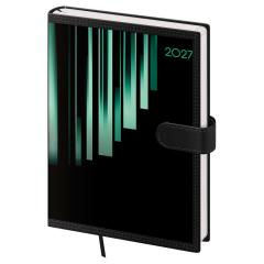  Denní diář A5 Tone s magnetem zelený