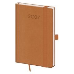  Kapesní diář A6 Print Plus přírodně hnědý