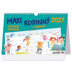  Maxi rodinný plánovací kalendář