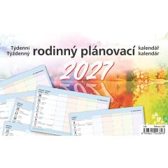  Kalendář Týdenní rodinný plánovací kalendář